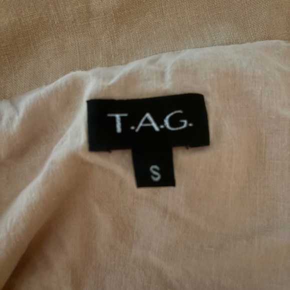 Tan Linen Dress - Picture 15 of 16